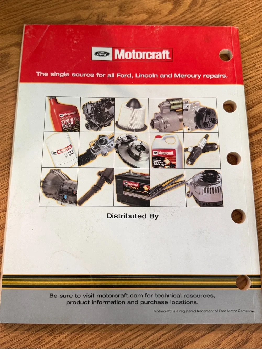 2007 Ford MotorCraft ElectricalSwitches Catalog SP251R